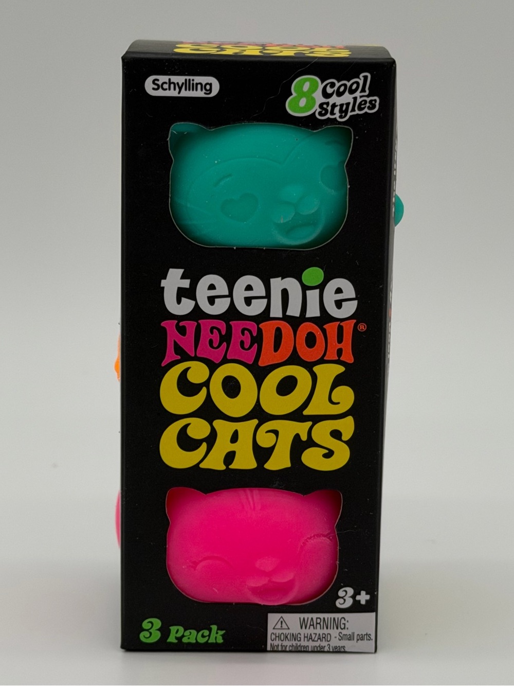 teenie NeeDoh Cool Cats 3 pack